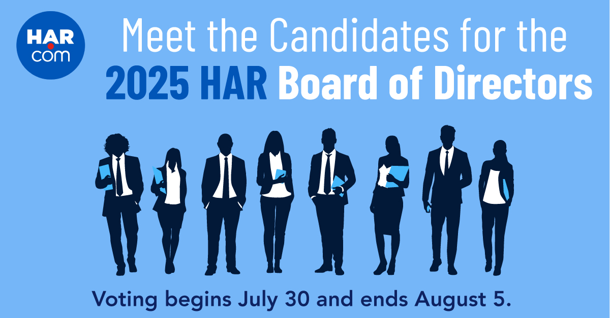 2025 HAR Board of Directors Election: Meet the Candidates