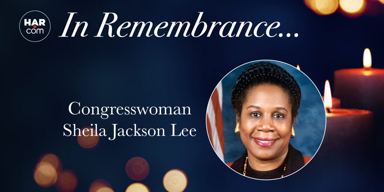 Remembering Congresswoman Sheila Jackson Lee